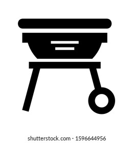 grill icon isolated sign symbol vector illustration - high quality black style vector icons
