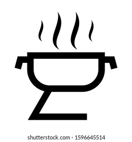 grill icon isolated sign symbol vector illustration - high quality black style vector icons
