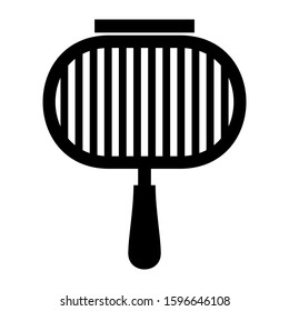 grill icon isolated sign symbol vector illustration - high quality black style vector icons
