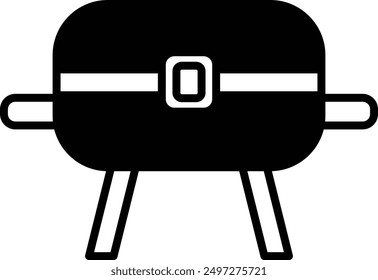 A Grill grill icon in line style.