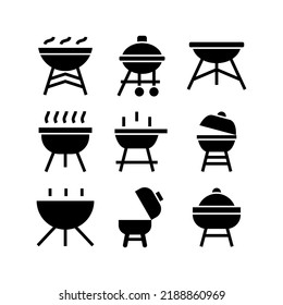 grill icon or logo isolated sign symbol vector illustration - Collection of high quality black style vector icons
