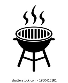 grill icon on white background