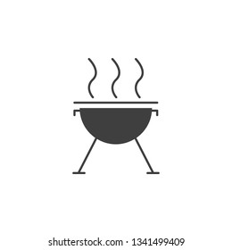 grill icon. One of the collection icons for websites, web design, mobile app