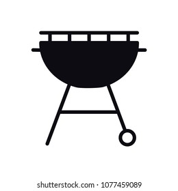 Grill Icon. Roaster BBQ. Charcoal Grill Sign and Symbol. Barbecue