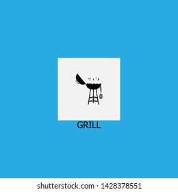 grill icon sign signifier vector