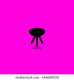 grill icon sign signifier vector