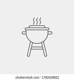 Grill icon sign vector,Symbol, logo illustration for web and mobile