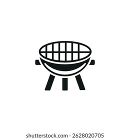 Grill icon. Simple grill icon for social media, app and web design. Vector illustration.