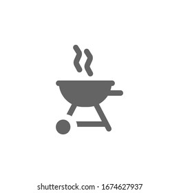 Grill icon. Simple vector summer icons for ui and ux, website or mobile application