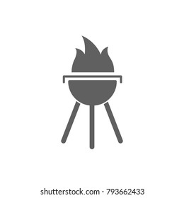 Grill icon vector