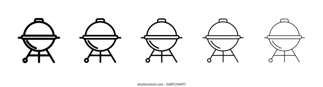 Ilustración de Arte vectorial de icono de parrilla