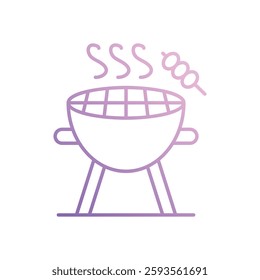 Grill icon vector stock illustration