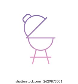 Icono de parrilla Vector ilustración de archivo
