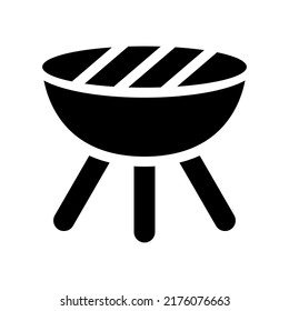 Grill Icon Vector Symbol Design Illustration