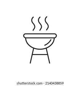 grill icons  symbol vector elements for infographic web