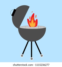 grill icon.time in nature 