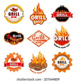 grill labels