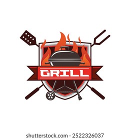 Grill logo design, restaurant logo design