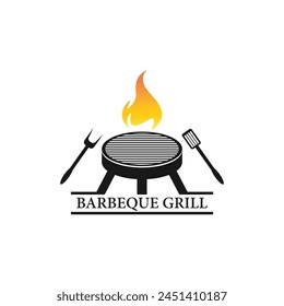 Grill Logo Illustrations  Vectors Template
