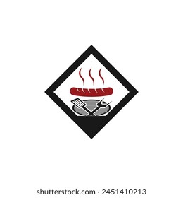 Grill Logo Illustrations  Vectors Template