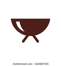 Grill logo template vector icon design