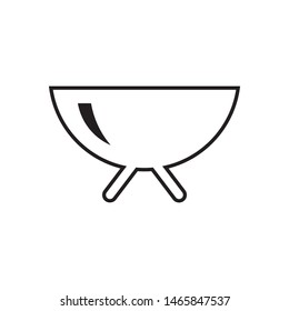 Grill logo template vector icon design
