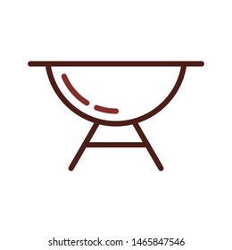 Grill logo template vector icon design