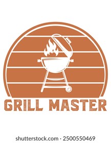 Grill master Graphic Design Vector