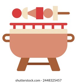 Grill Master Icon for web, app, infographic, etc