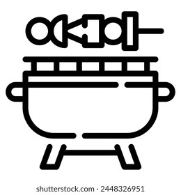 Grill Master Icon for web, app, infographic, etc