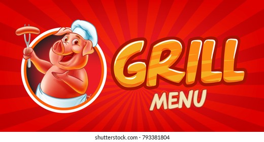 grill menu banner