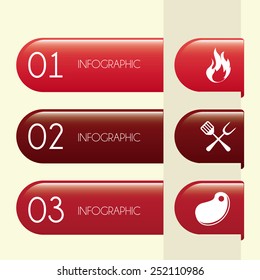 grill menu design, vector illustration eps10 graphic 