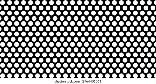Grill mesh pattern with metal texture for speaker and micro hole background or seamless net by black grid and circle grate steel screen.	