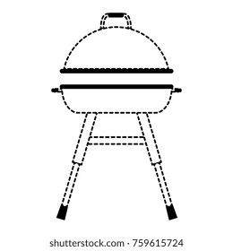 grill oven isolated icon