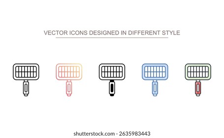 Design ícone Grill Pan com fundo branco ilustração stock
