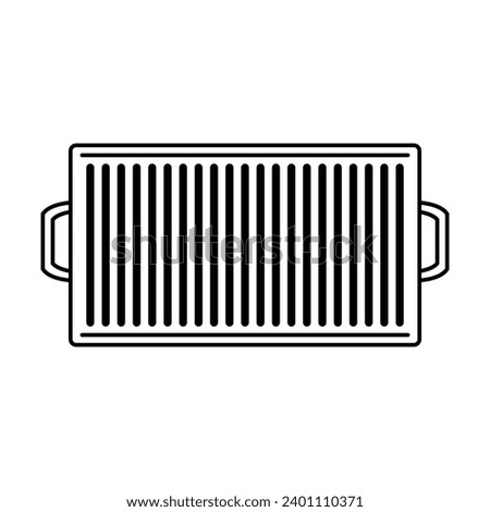 Grill Pan Icon For Logo And More