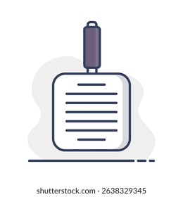 Grill pan vector icon. Kitchen appliance. Graph symbol for cooking web site design, logo, app, UI