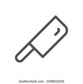 Grill related icon outline and linear vector.