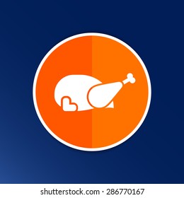 Grill Restaurant Logo design vector template icon.