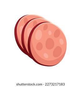 diseño aislado del icono de grill salami