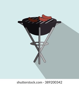 grill sausage design 