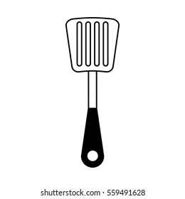 grill spatula tool isolated icon vector illustration design