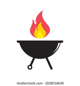 Grill steak icon vector illustration symbol