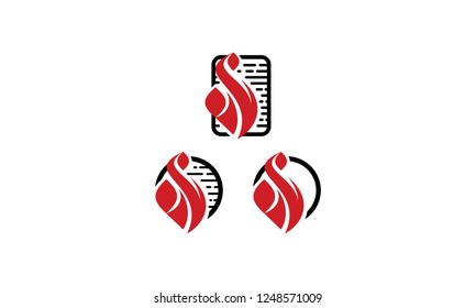grill steak logo icon vector