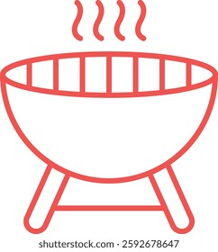 Grill vector icon. Can be used for printing, mobile and web applications.