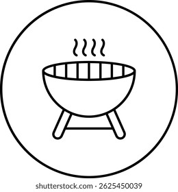 Grill vector icon. Can be used for printing, mobile and web applications.