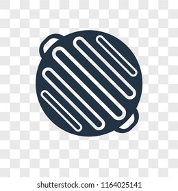 Grill vector icon isolated on transparent background, Grill logo concept