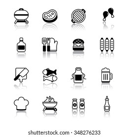 Grill Vector Icon Set