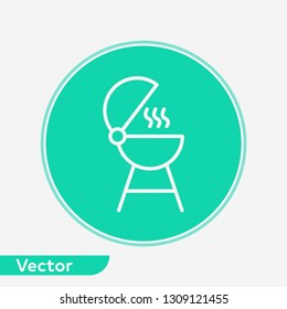 Grill vector icon sign symbol