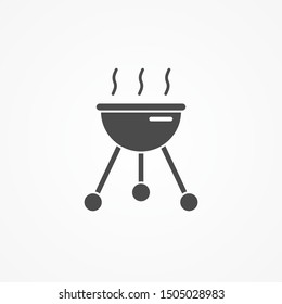 Grill vector icon sign symbol